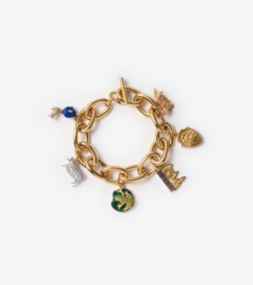Charm Bracelet in Gold/multicolour - Women | Burberry® Official