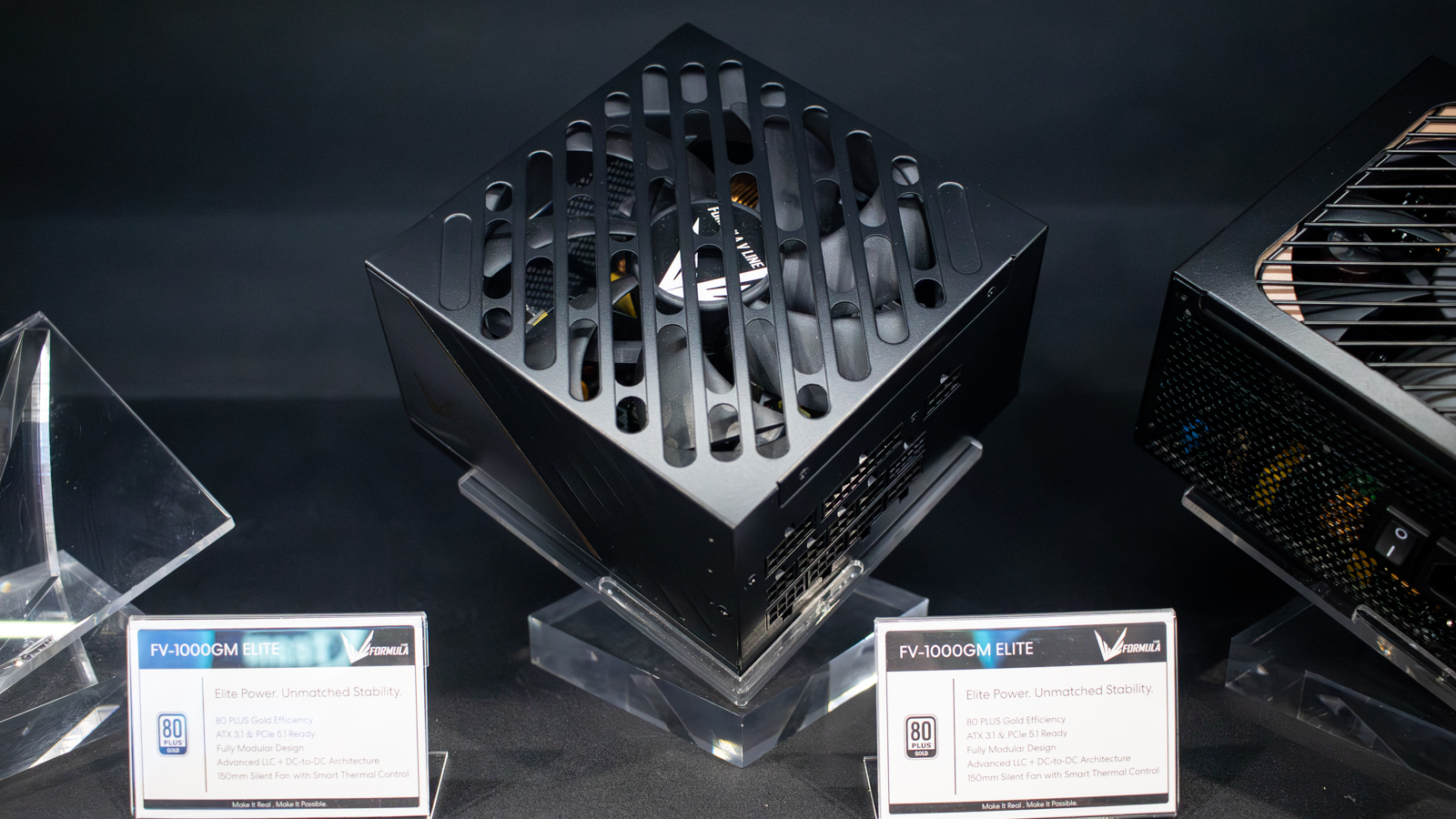FormulaV Line PSU, fans, AIO, and Air Coolers