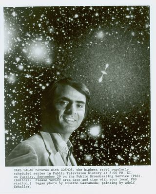 Portrait of Carl Sagan