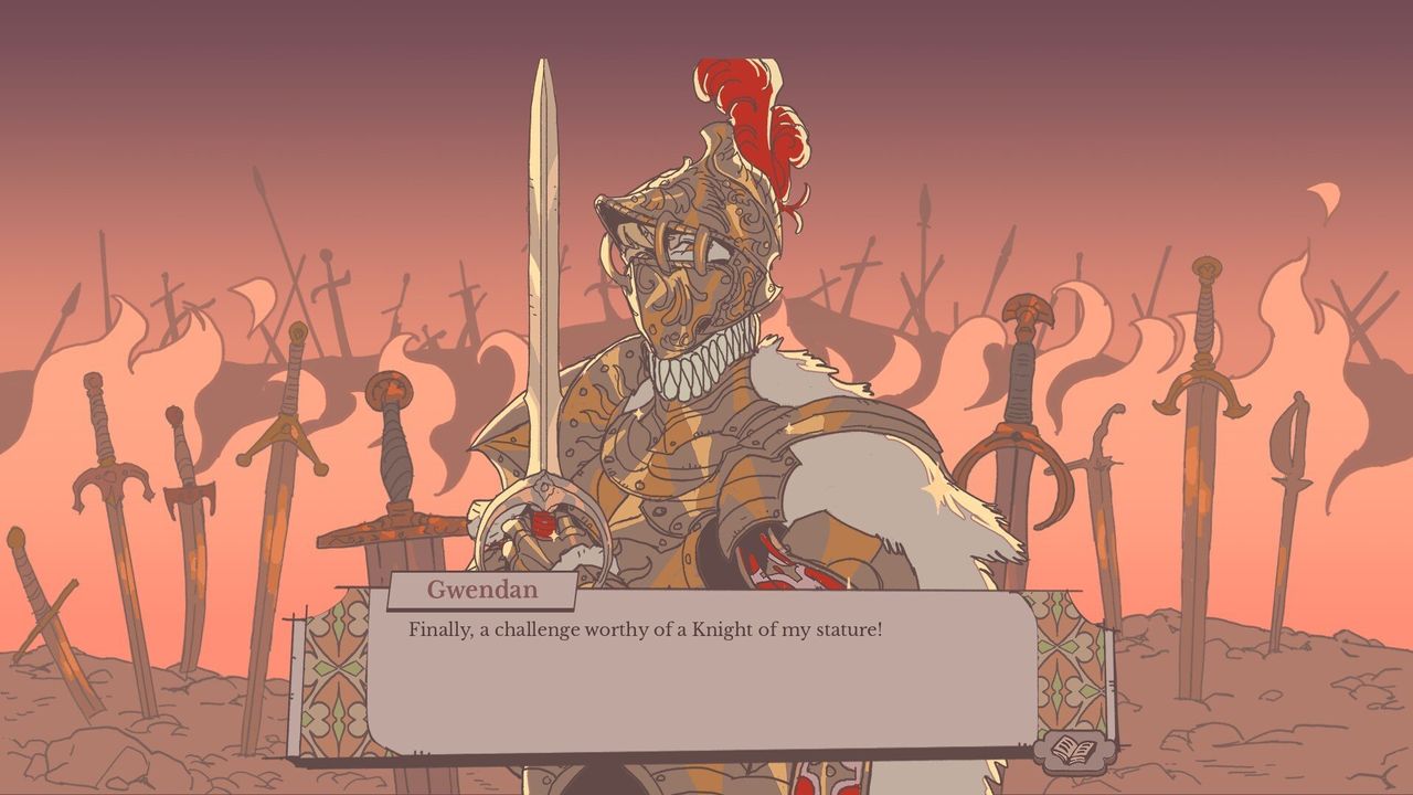 A knight on the battlefield.
