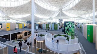 The upper level of Google's new Bay View campus