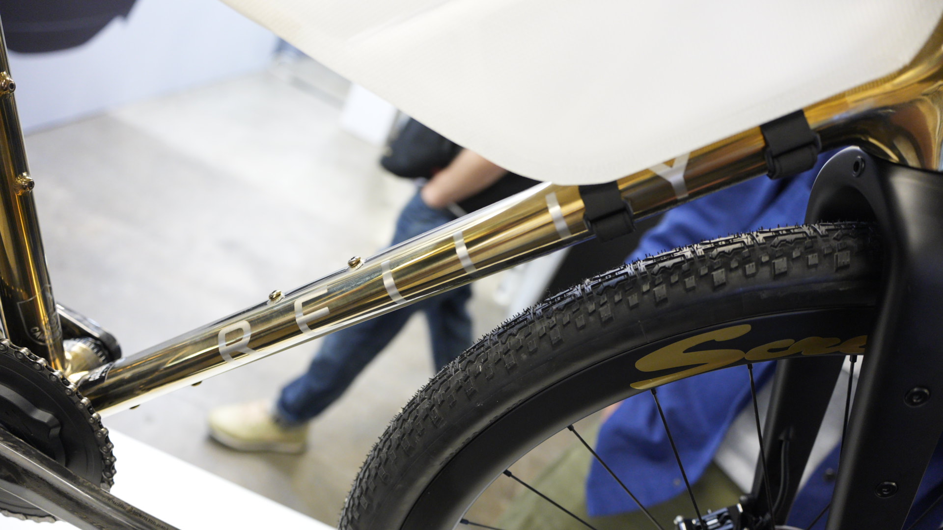 close up details of expensive bikes