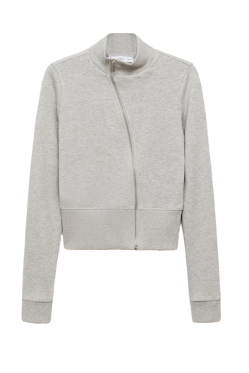 Sweatshirt With Asymmetrical Zip - Women | Mango Usa