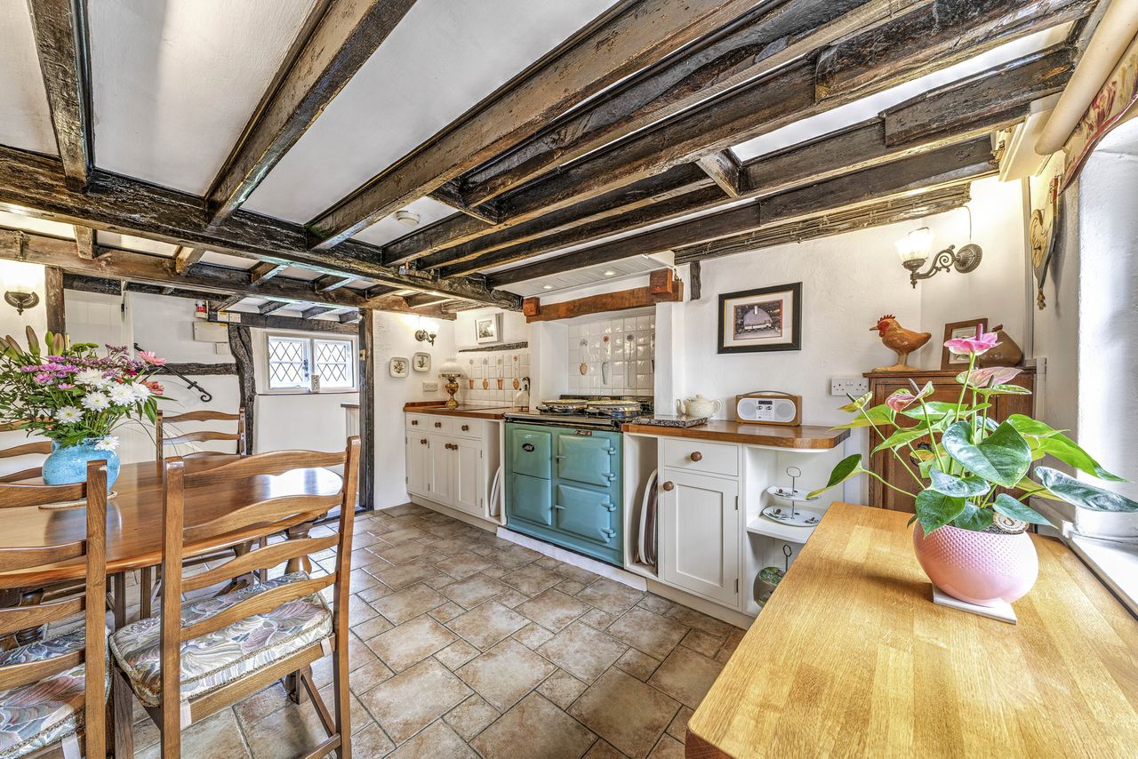 Images of the interiors and exteriors of The Thatched Cottage, Nutbourne