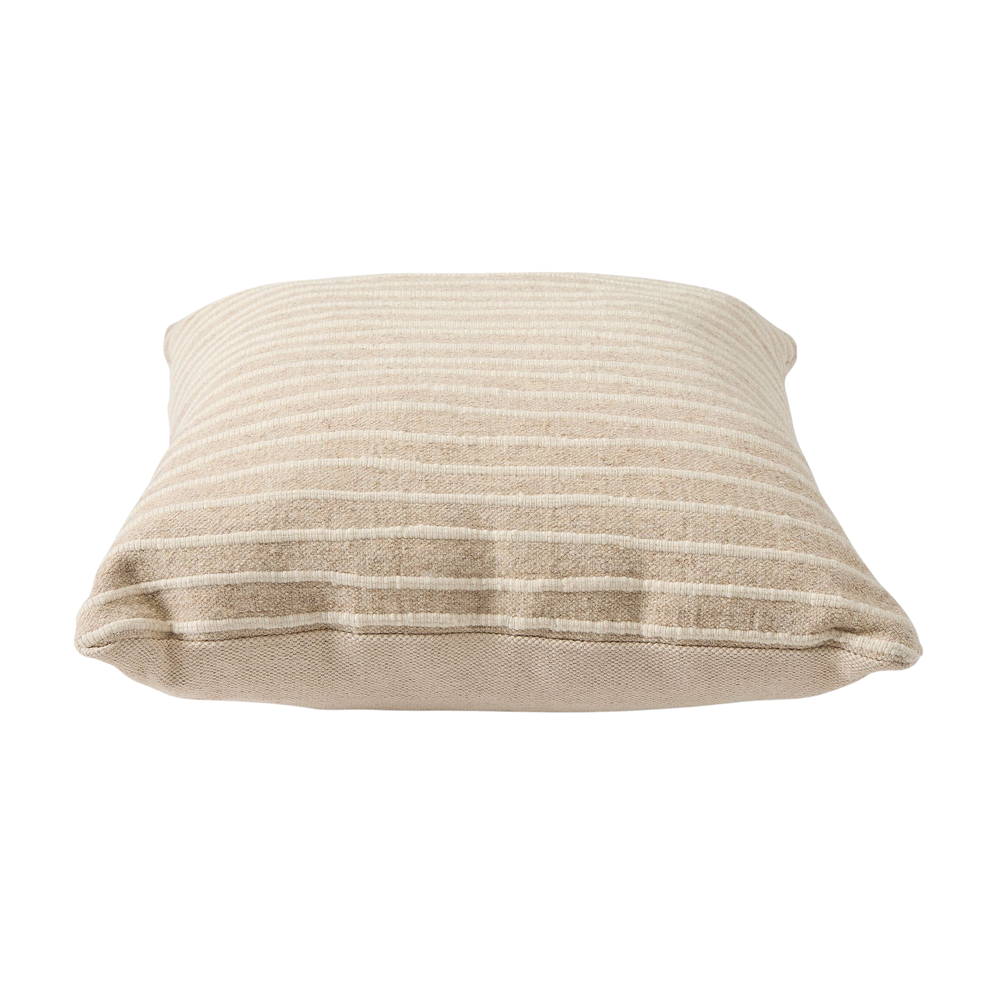 a beige floor pillow