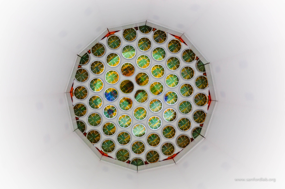 A view from inside the Large Underground Xenon (LUX) dark matter detector buried deep below the Black Hills of South Dakota. Image released Oct. 30, 2013.