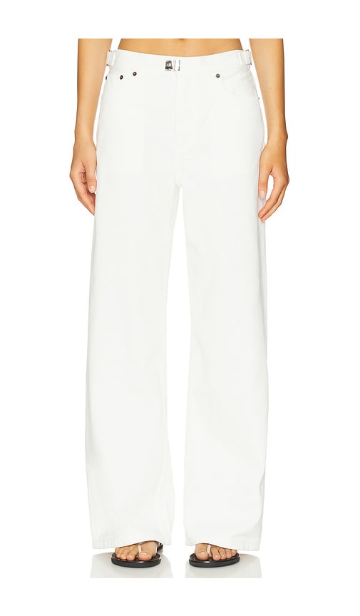 Buckle Wide Leg Jeans