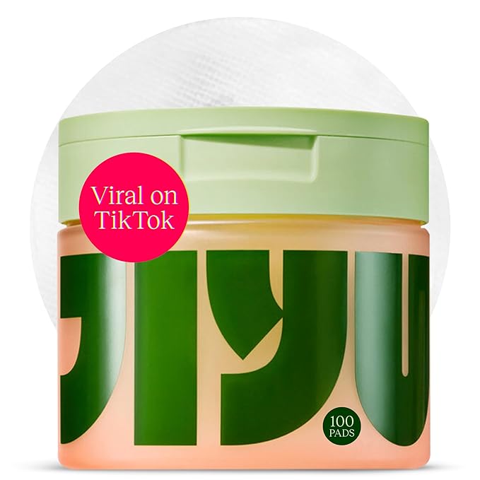 JiYu, Toning Polish Pads - Korean Skincare for Dark Spots, Wrinkles &amp;amp; Dull Skin 