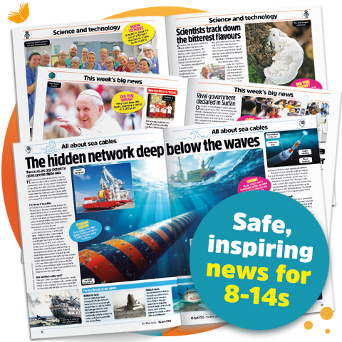 Safe, inspiring news for 8-14s