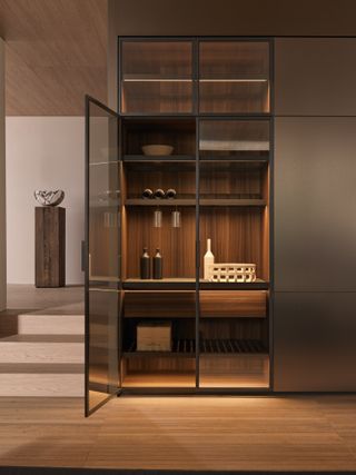 Kitchen trends 2024: shelving cabinet