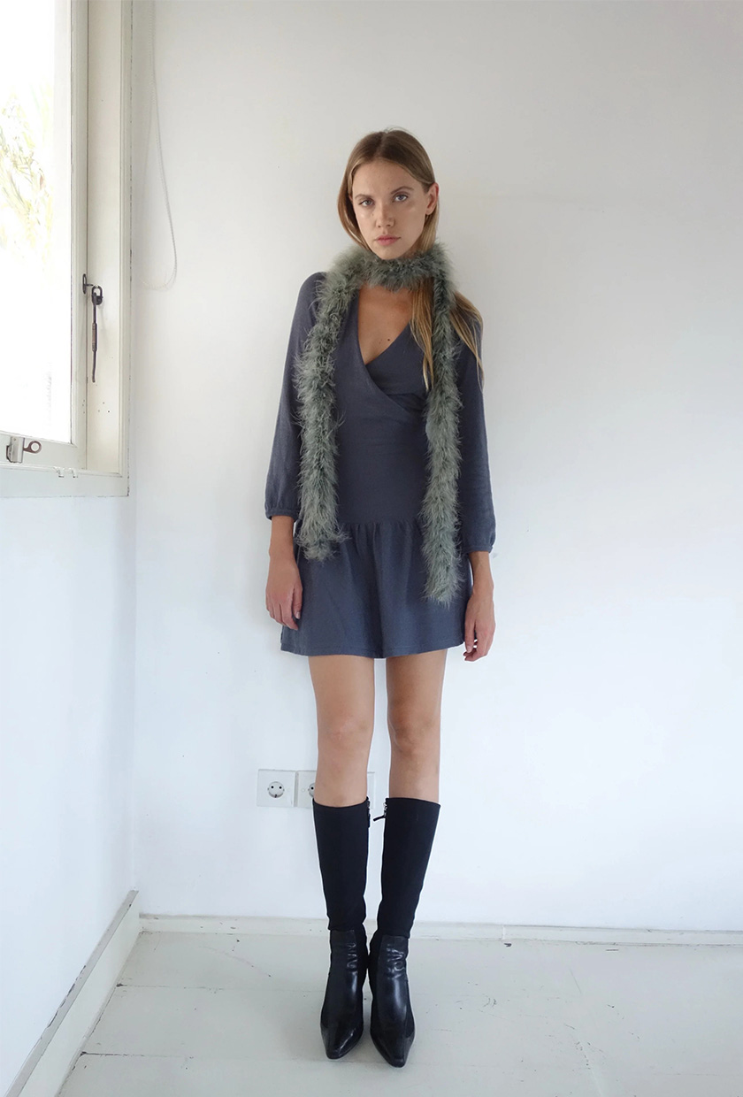 Mais X Frida, Gaia Dress Gray