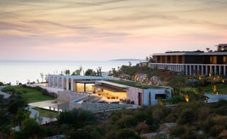 Exterior of Six Senses Kaplankaya hotel, Bodrum, Turkey