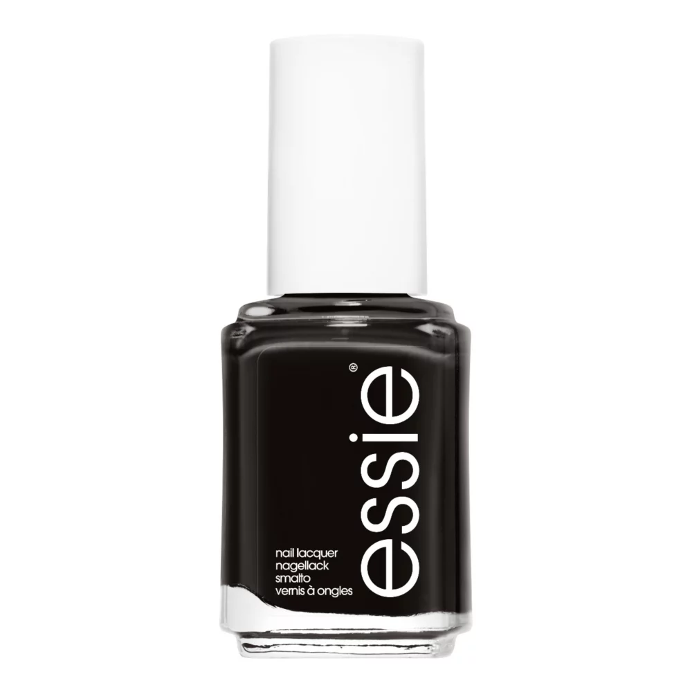 Essie Original Nail Polish, Licorice, Dark Deep Black Nail Varnish, Salon Quality Finish
