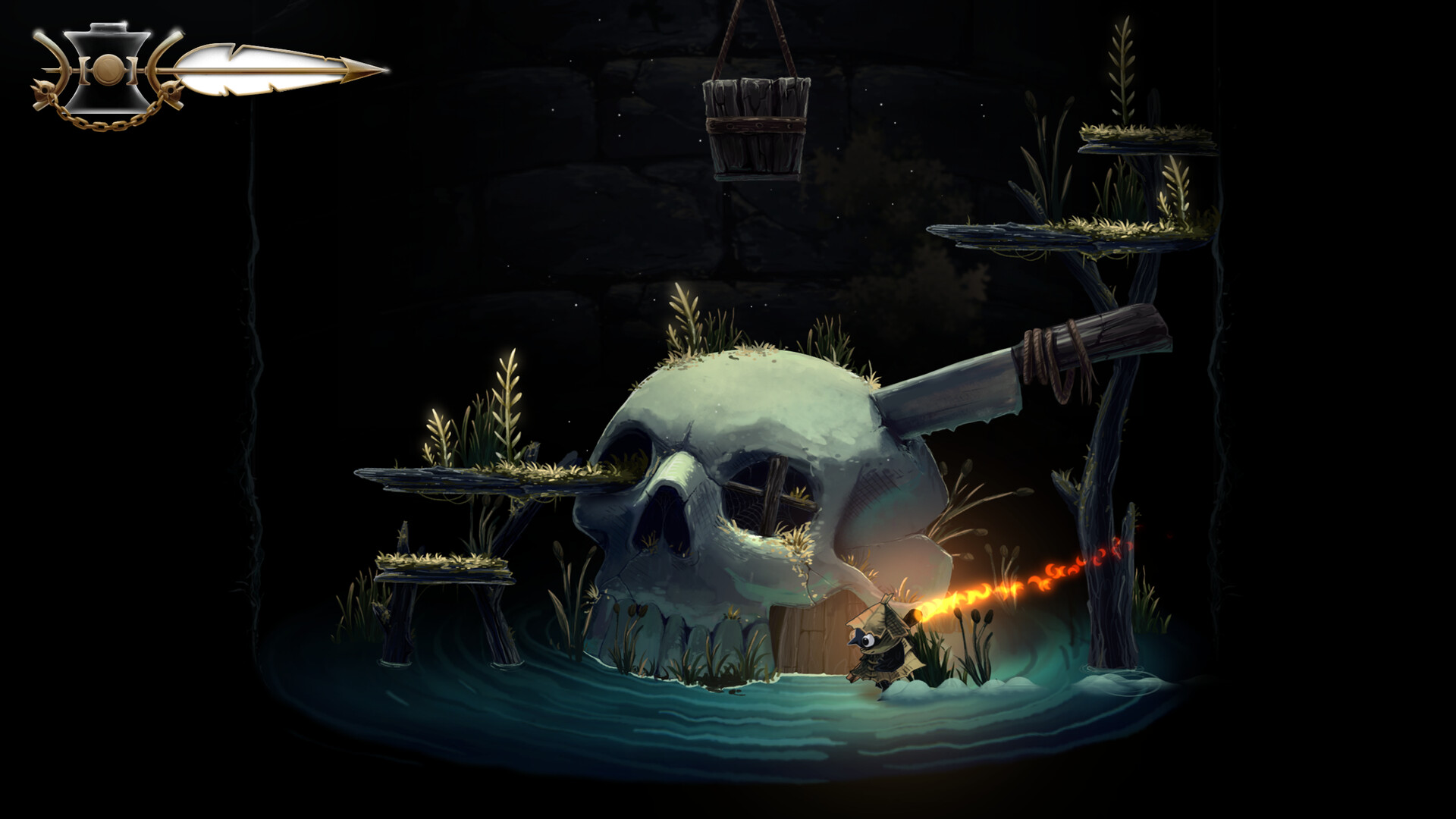 A screenshot of the upcoming Switch 2 game, Well Dweller