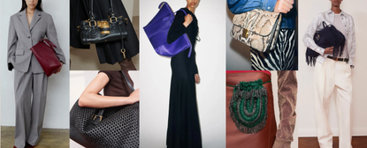 winter 2026 bag trend at By Malene Birger, Chlo&eacute;, Ferragamo, Khaite, Tory Burch Resort 2026