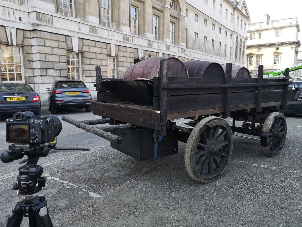Napoleon on set images