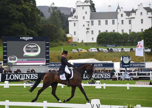 Kitty King and Persimmon at Blair European Championships. Picture by Peter Nixon