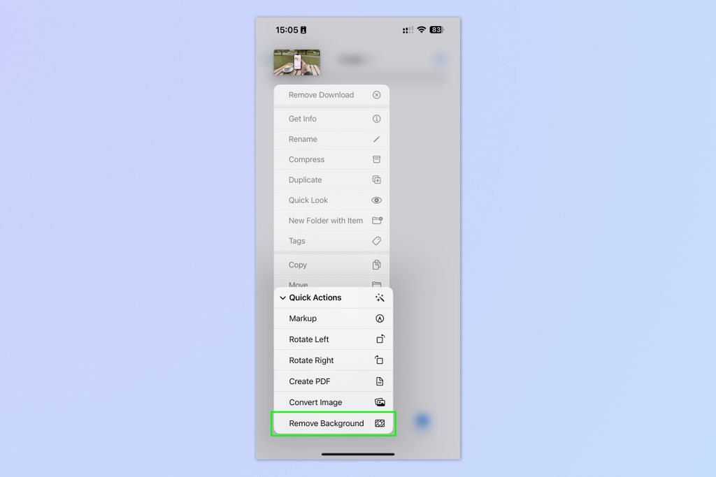 How to remove the background from a photo on iPhone Tom's Guide