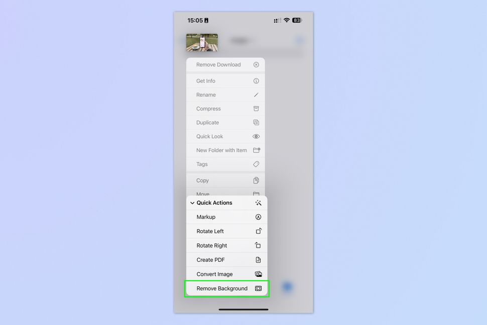 How to remove the background from a photo on iPhone | Tom's Guide
