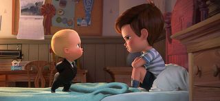 Boss Baby Alec Baldwin confronts his older brother
