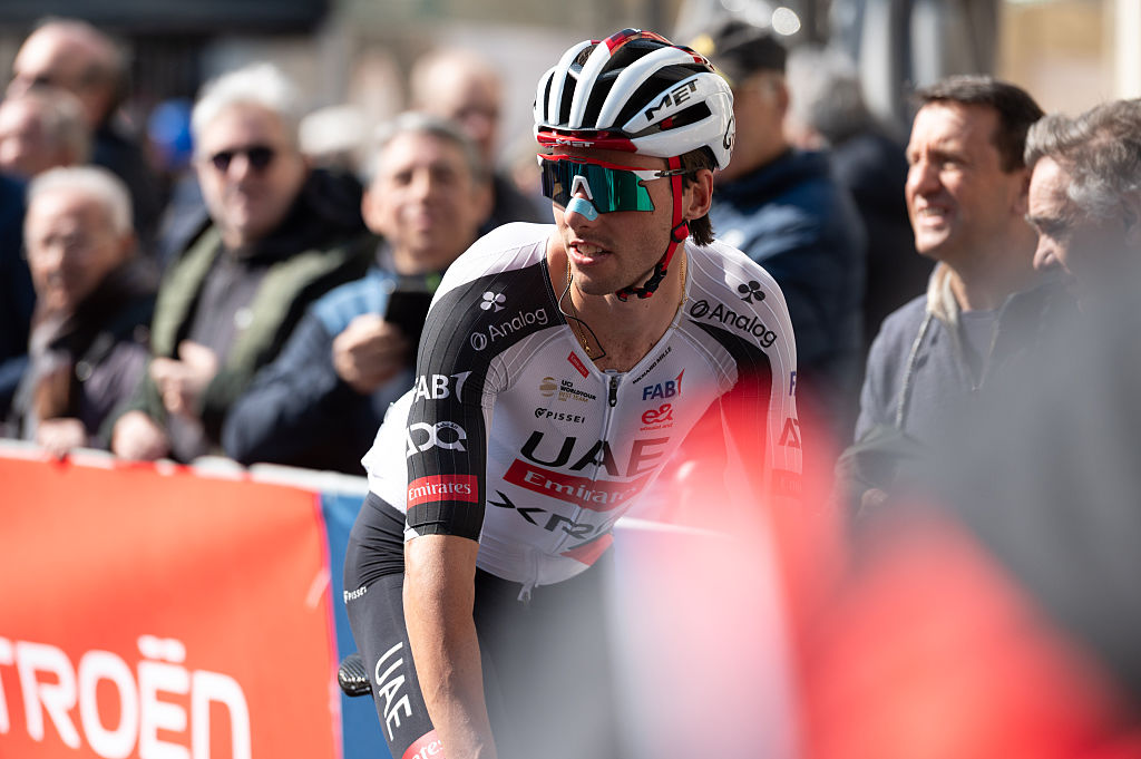 Jan Christen at the start of Milano-Torino