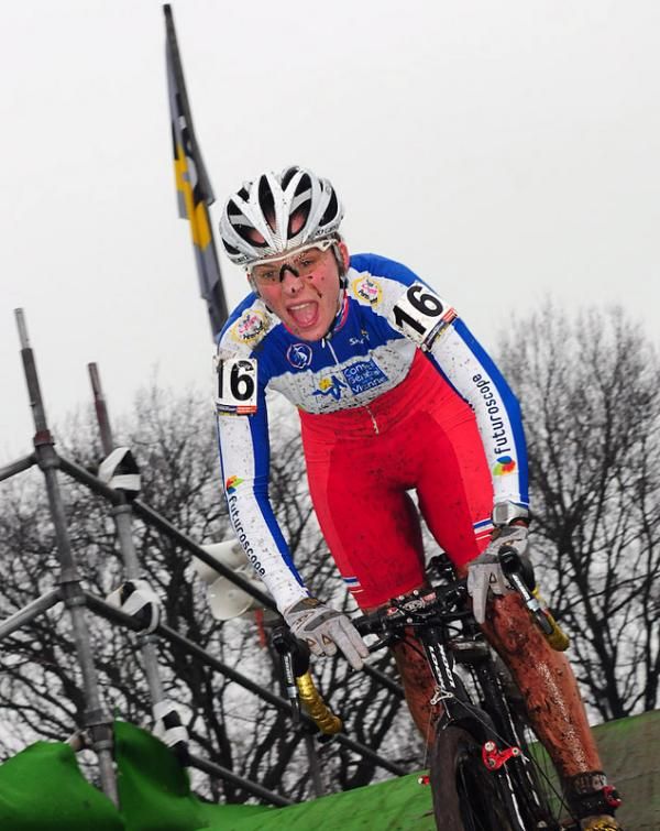 Caroline Mani on the flyover.