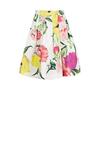 Ted Baker Muirin Floral Print Skirt, Was £139, Now £70