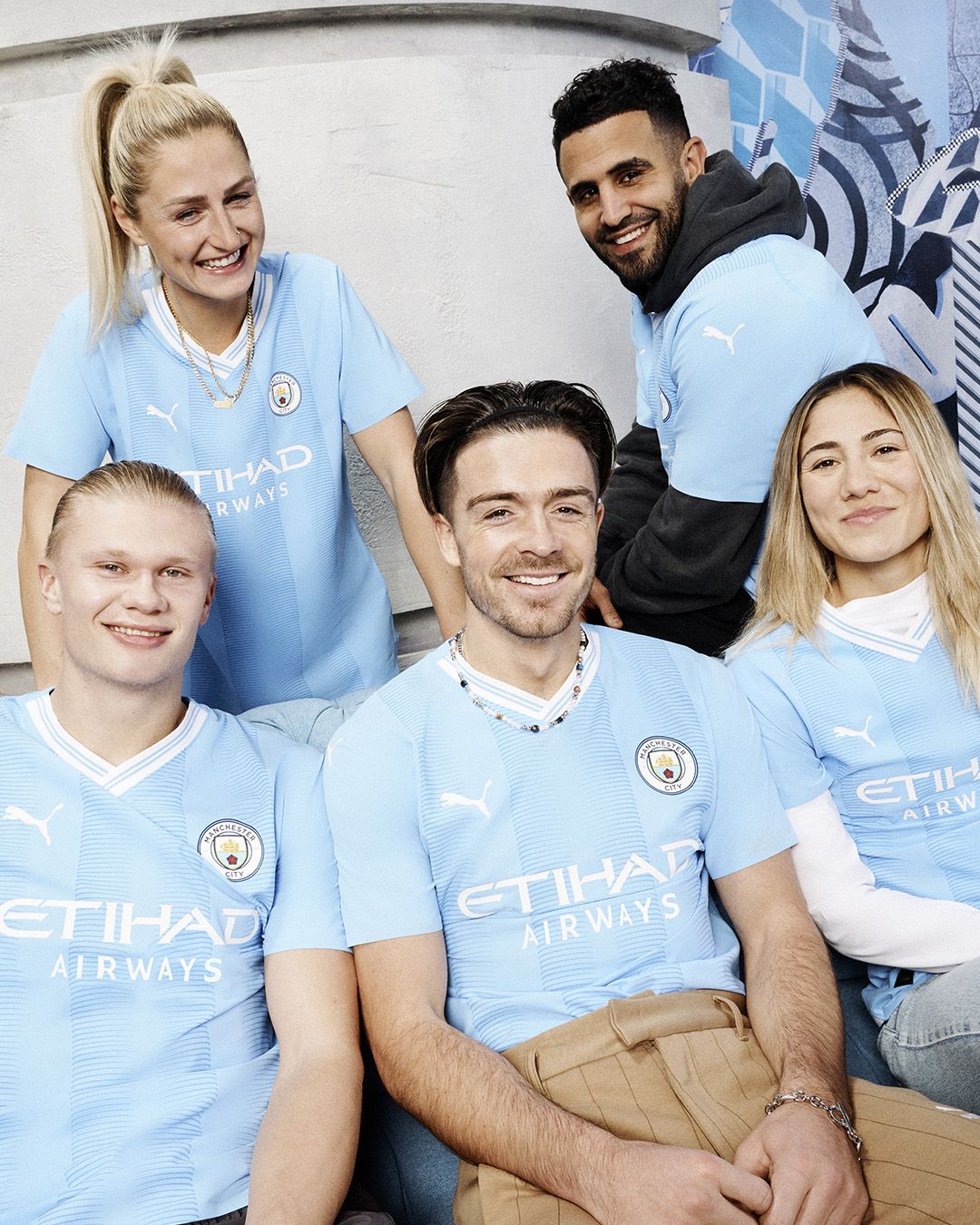 New Manchester City home shirt for the 23/24 season