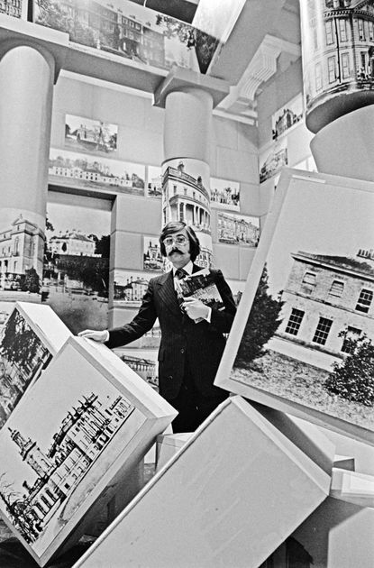 Few exhibitions have proved so powerful as Sir Roy Strong’s catalogue of destruction at the V&A. He's pictured here ahead of the opening in October 1974. (Photo by Evening Standard/Hulton Archive/Getty Images)