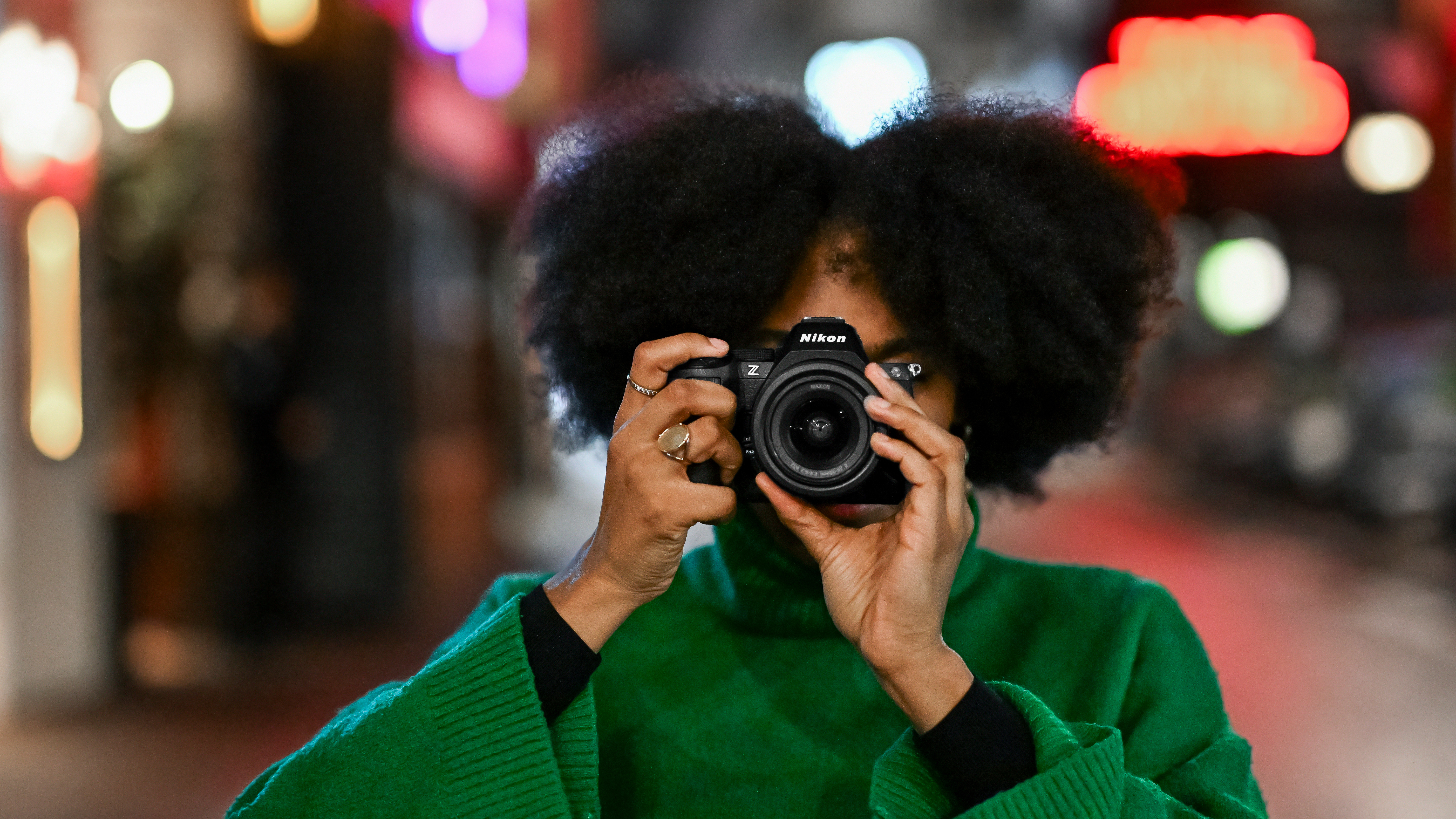 Lifestyle shot of Nikon Z5 II