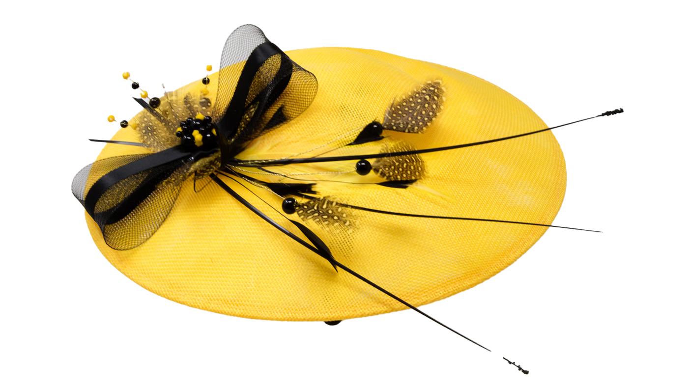 Bev&amp;rsquo;s Yellow And Black Hatinator