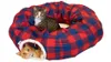 Kitty City Large Plaid Cat Tunnel Bed