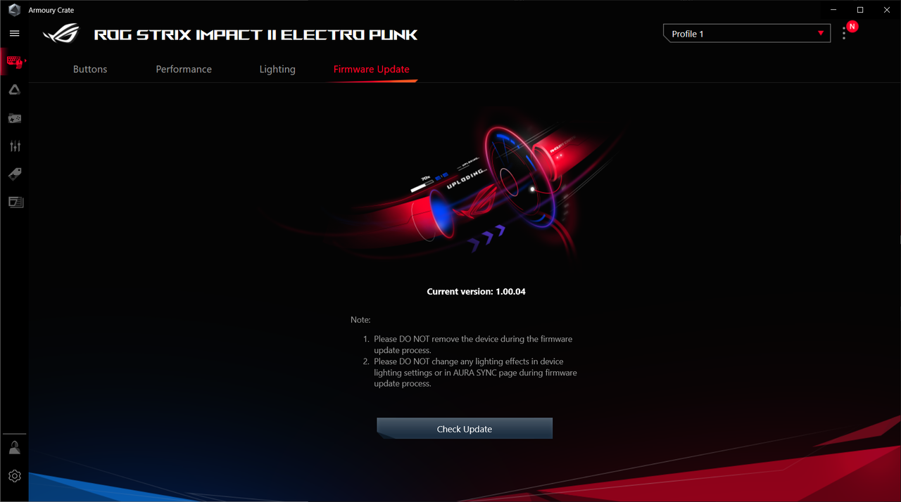 Asus ROG Strix Impact II Electro Punk Mouse