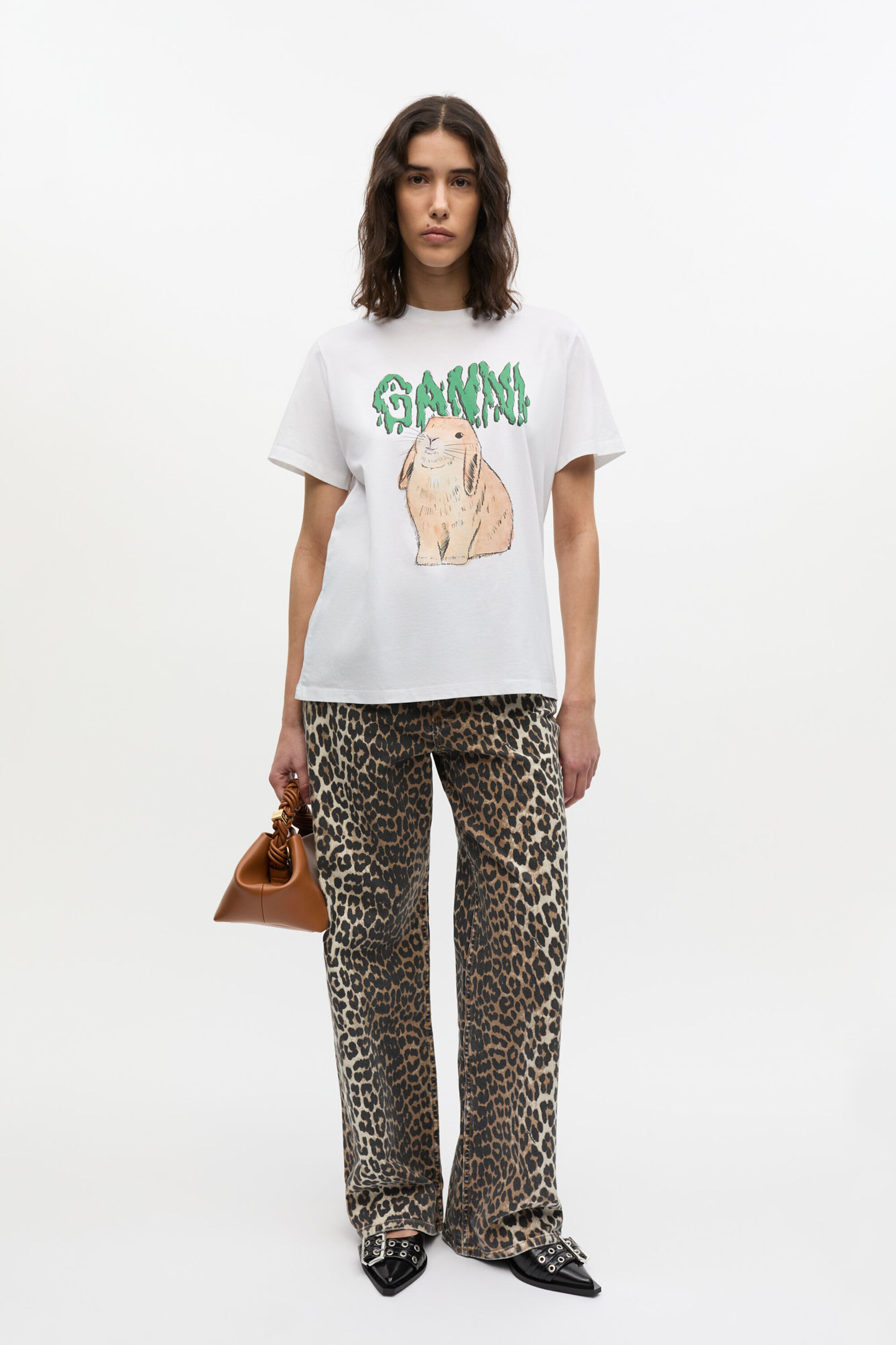 Caramel Small Ganni Bou Bag