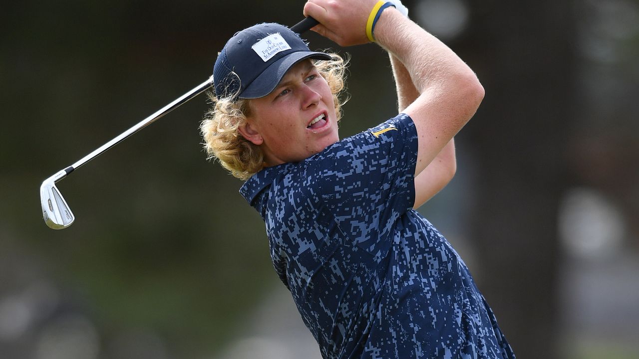 Luke Poulter during the The Boys&#039; Amateur Championship