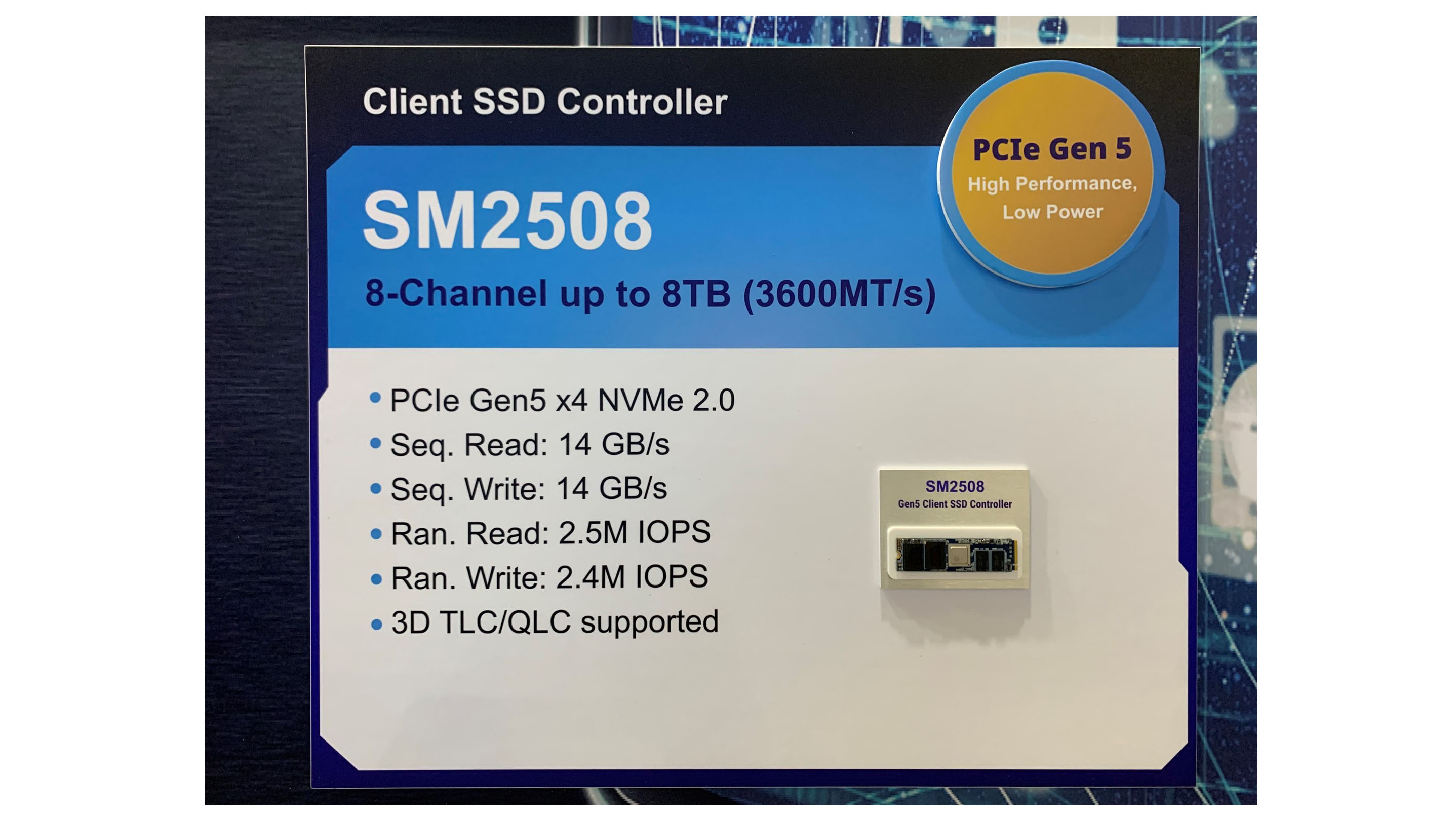 XPG PCIe Gen5 SSD 8 TB Specs