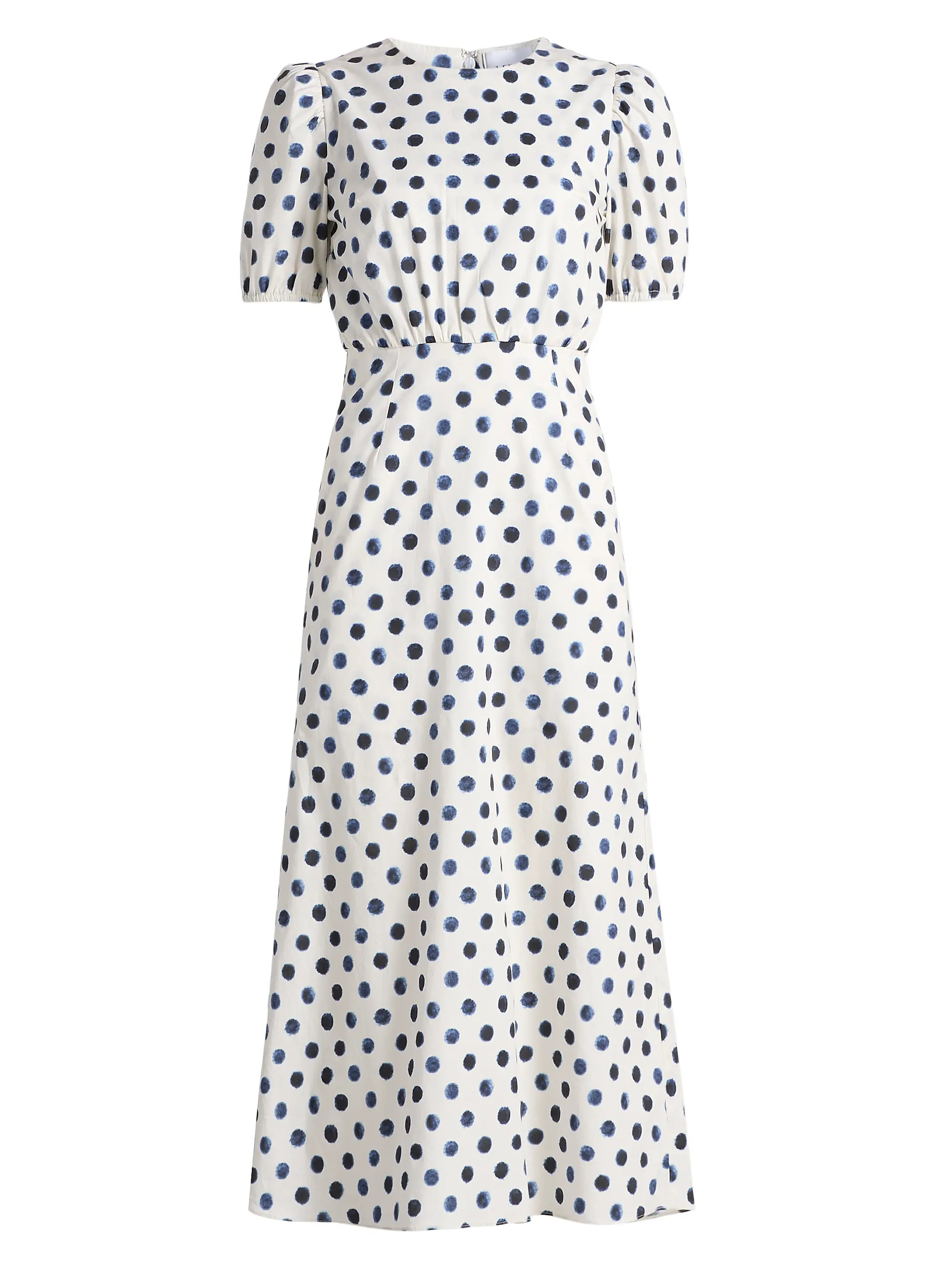 Blanche Polka Dot Midi-Dress