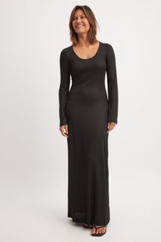 Na-Kd, Ribbed Maxi Dress