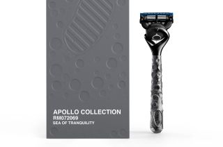 Gillette’s new Apollo Collection by Razor Maker commemorates the Apollo 11 first moon landing mission 50 years ago.