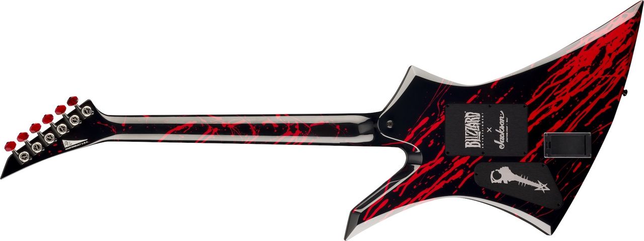 Jackson's Diablo IV Kelly custom guitar