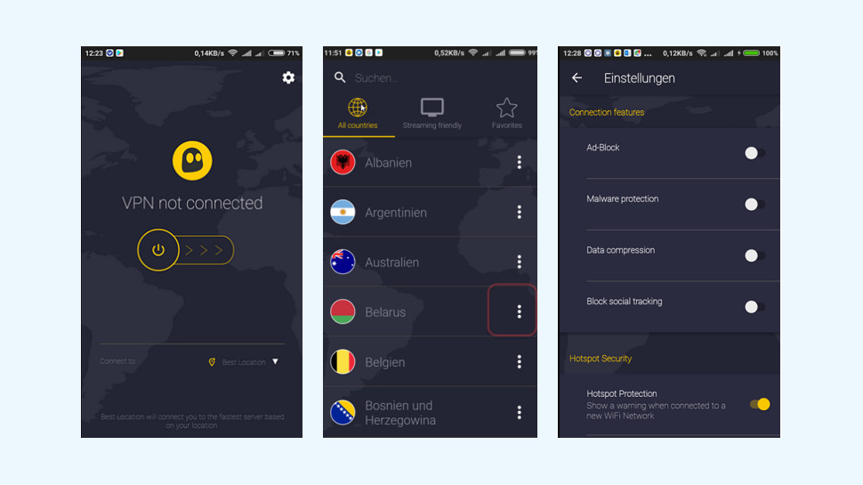 CyberGhost VPN - App Android