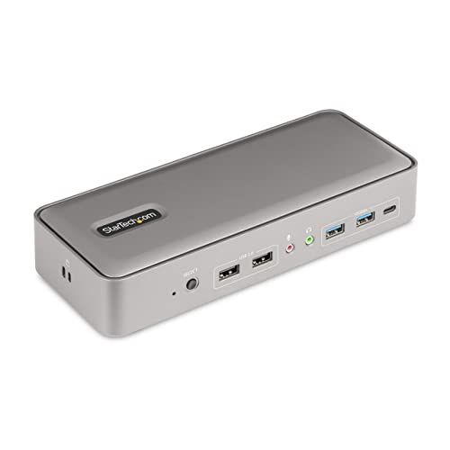 Startech Dual-Laptop USB-C KVM Docking Station