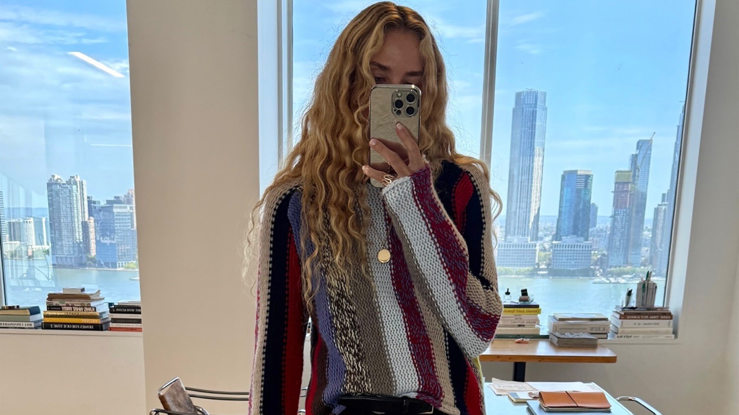 Olympia Marie wearing J.Crew.