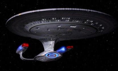The speed of the Star Trek Enterprise is measured by warp factors.