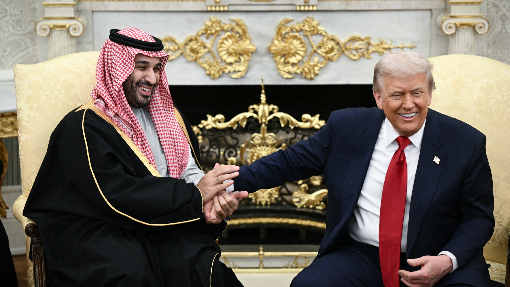 Saudi Crown Prince Mohammad bin Salman and President Donald Trump