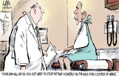 Obama cartoon U.S. SOTU