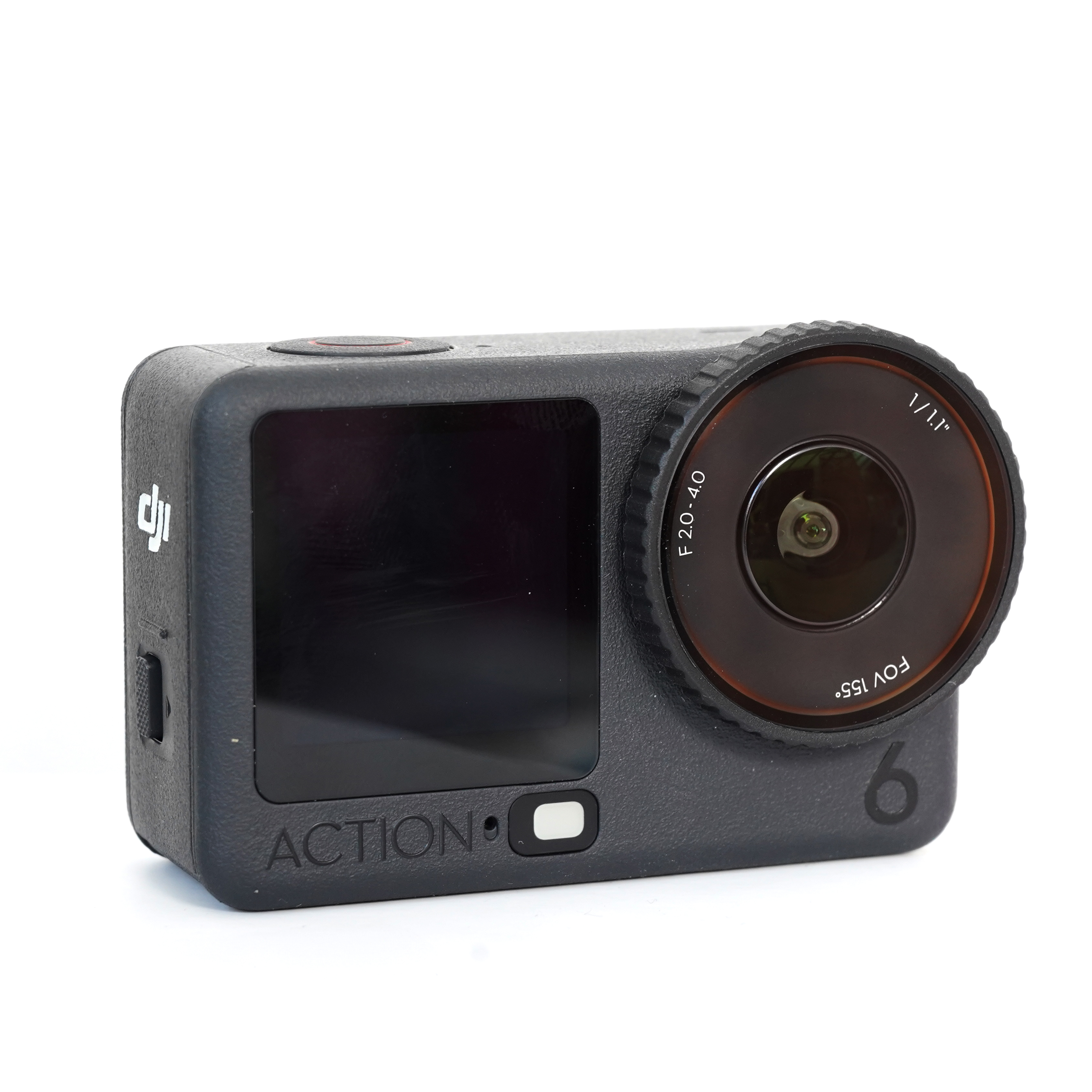 DJI Osmo action 6 on white background