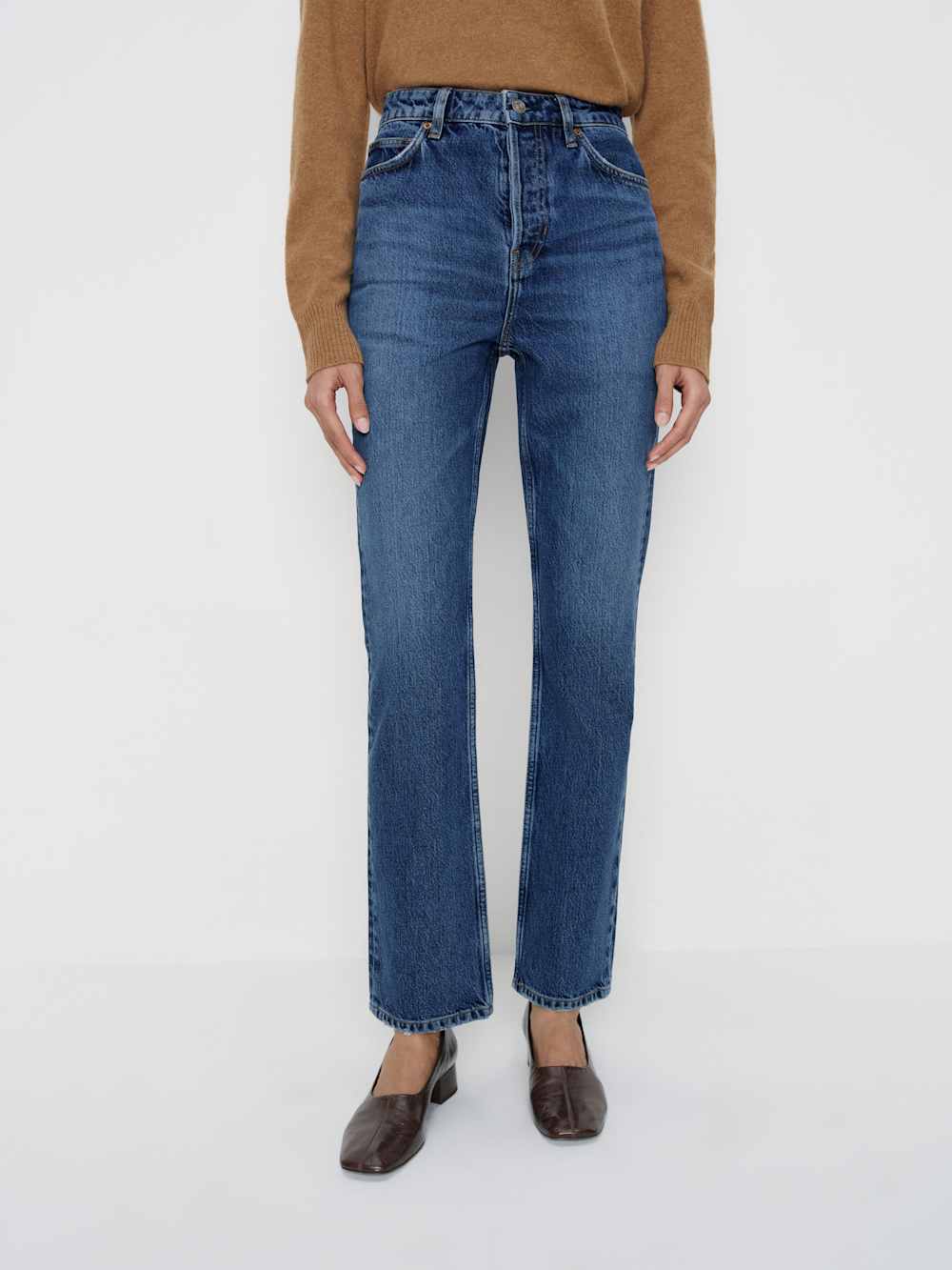 Cynthia High Rise Straight Jeans