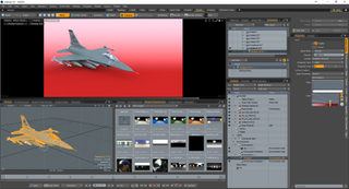 Mixing environments in MODO is a great way to avoid needing to comp