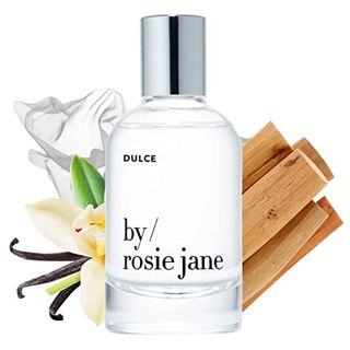 By Rosie Jane Eau De Parfum Spray (dulce) - Clean Fragrance for Women - Essential Oil Spray with Vanilla, Hinoki Wood, Nude Musk - Paraben Free, Vegan, Cruelty Free, Phthalate Free (50ml)